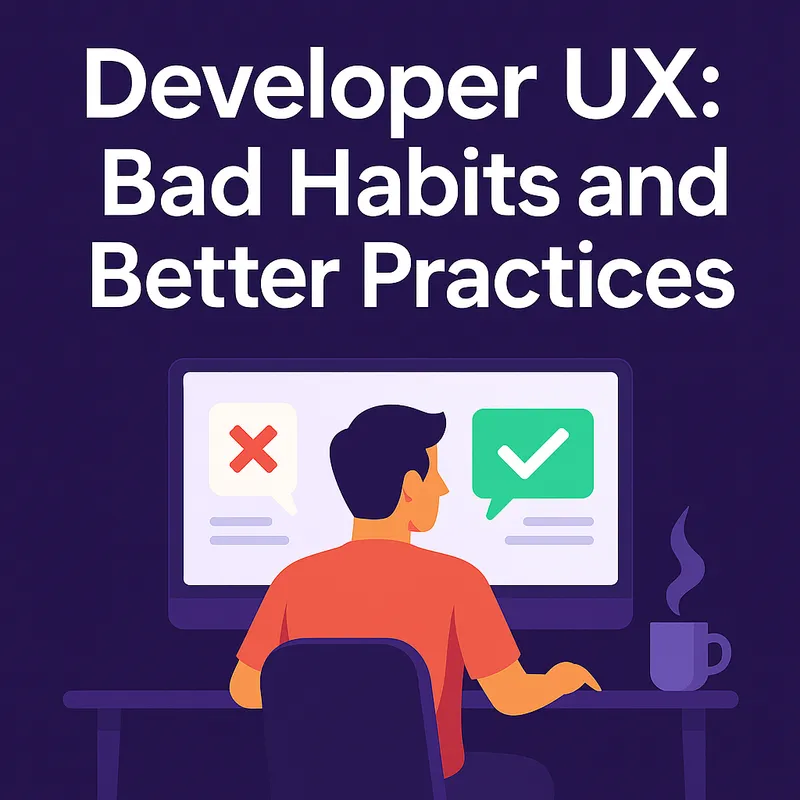 Developer UX: Bad Habits and Better Practices
